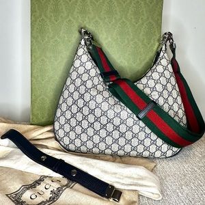 Gucci Attache Medium Shoulder Bag (Like New)